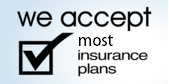 We accept most auto insurance plans.